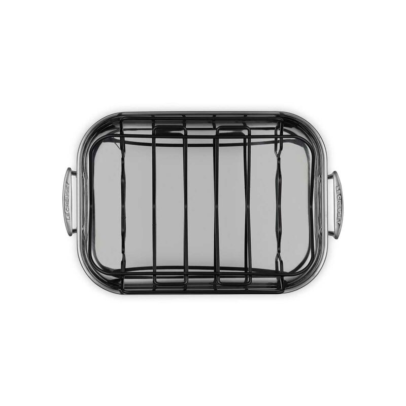 Le Creuset 3-PLY Classic Stainless Steel Roaster with Roasting Rack 35cm image number 1